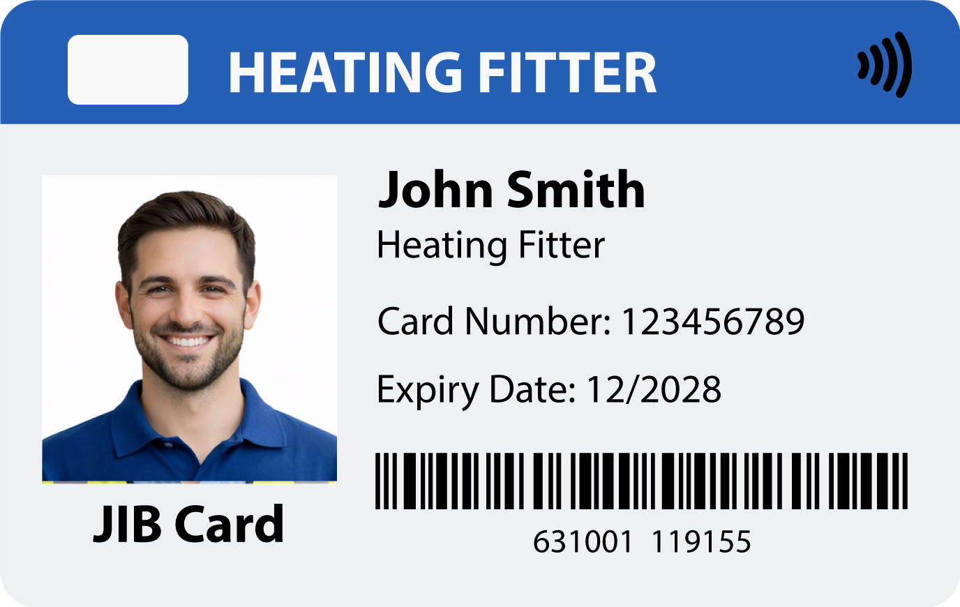 Heating Fitter - Blue Card