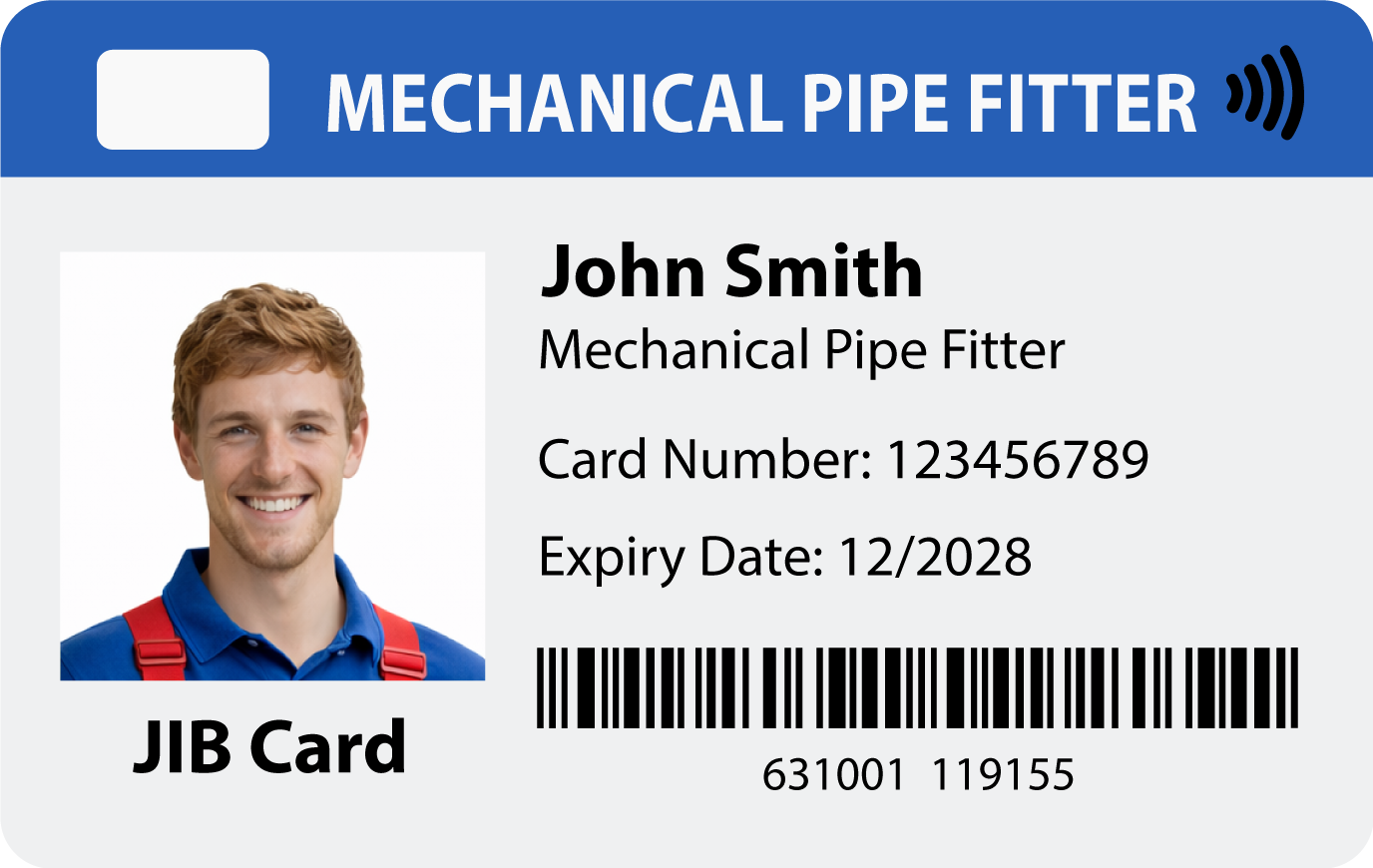 Mechanical Pipe Fitter - Blue Card