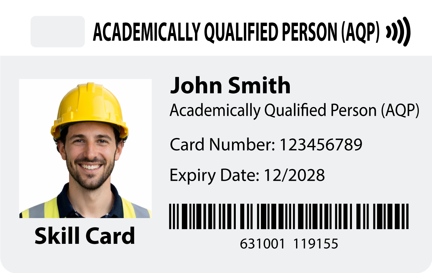 White - Academically Qualified Person (AQP)