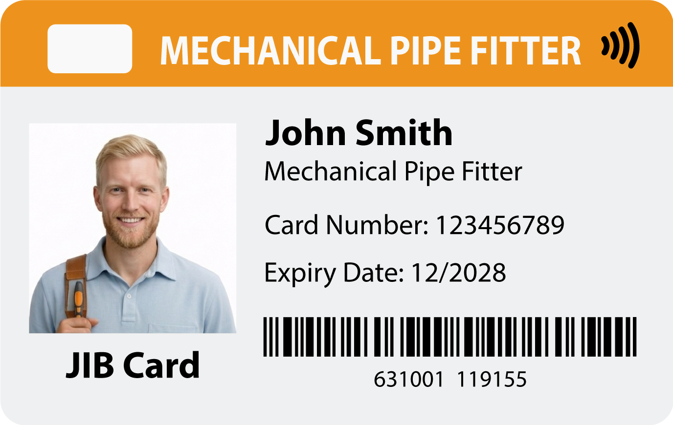Mechanical Pipefitter - Gold Card